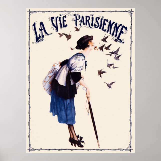 Póster La Vie Parisienne - Pour Obéir aux Règlements (Frente)