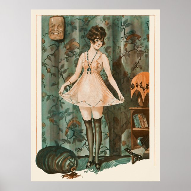 Póster La Vie Parisienne - Rosas D'Automne (Frente)