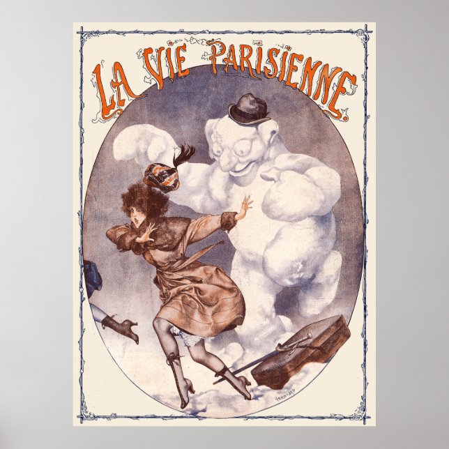 Póster La Vie Parisienne - Sauve Qui Peut! Voici L'Hiver (Frente)