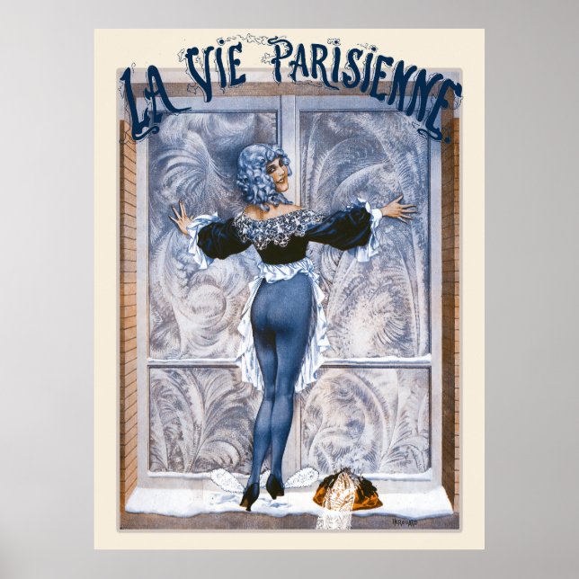 Póster La Vie Parisienne - Un Luxe Qui ne Coute Rien (Frente)