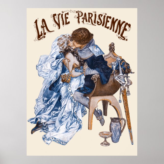 Póster La Vie Parisienne - Un Permisionnaire de la Class (Frente)