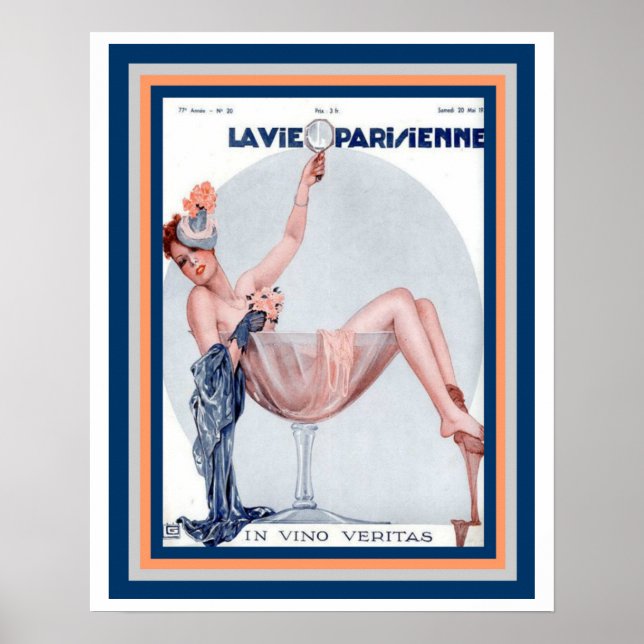 Póster La Vie Parsienne Fiesta Chica Poster 16 x 20 (Frente)