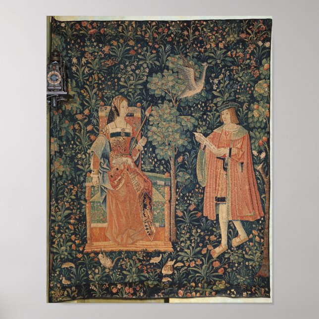 Póster La Vie Seigneuriale: Leyendo (Frente)