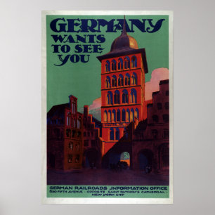 Póster La vieja Alemania quiere verte