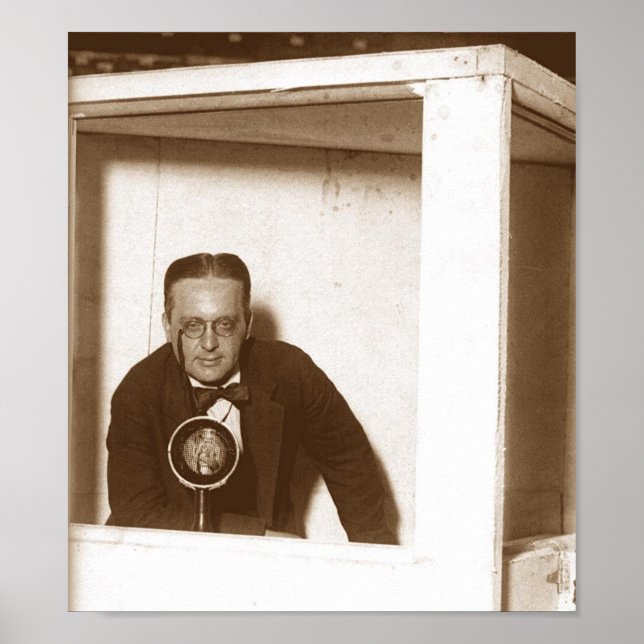 Póster La vieja cabina de radio (Frente)