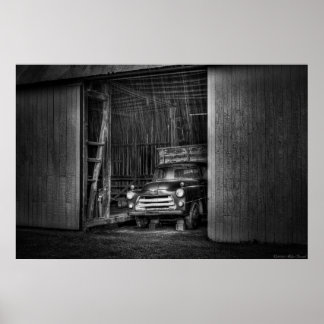 Póster La vieja camioneta de atrás