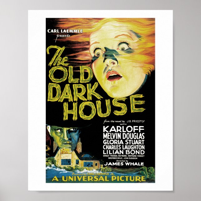 Póster La vieja casa oscura (1932) (Frente)