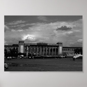 Póster La vieja China Pekin el Museo Nacional de China