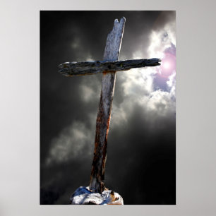 Póster La vieja cruz asaltada