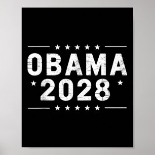Póster La vieja elección patriótica política de Obama 202