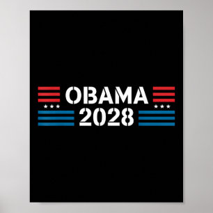 Póster La vieja elección patriótica política de Obama 202