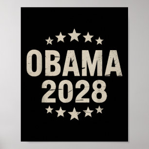 Póster La vieja elección patriótica política de Obama 202