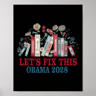 Póster La vieja elección patriótica política de Obama 202