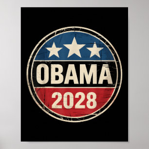 Póster La vieja elección patriótica política de Obama 202