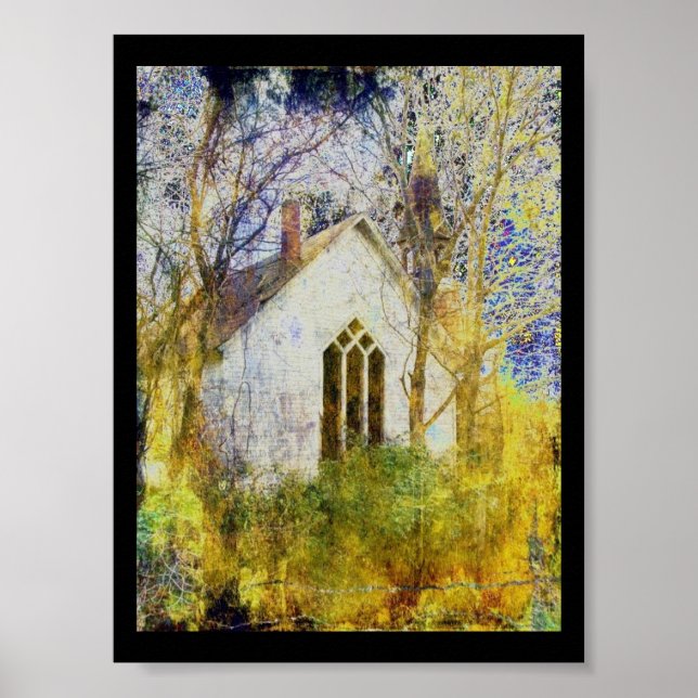 Póster La vieja iglesia (Frente)