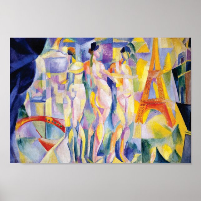 Póster La Ville de París por Robert Delaunay (Frente)