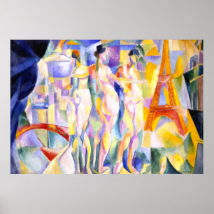 Póster La ville de Paris por Robert Delaunay - Resumen