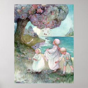 Póster La Viñeta Anne Anderson El Árbol del Sugarplum