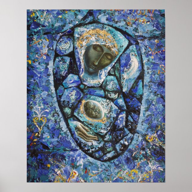 Póster "La Virgen Azul" (Frente)