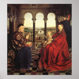 Póster La Virgen de la Canciller Rolin