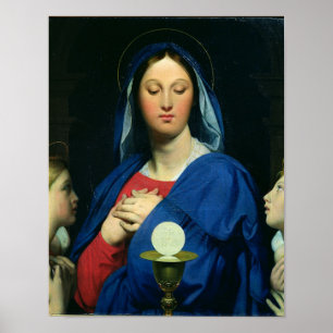 Póster La Virgen del anfitrión, 1866
