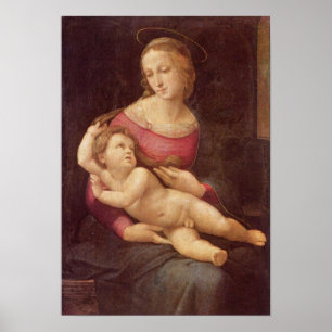 Póster La Virgen (La Madonna de Bridgewater) de Raphael