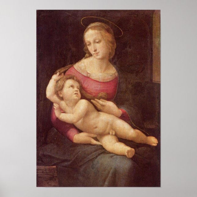 Póster La Virgen (La Madonna de Bridgewater) de Raphael (Frente)