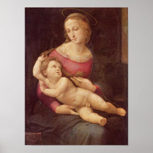 Póster La Virgen (La Madonna de Bridgewater) por Rafael