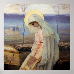 Póster "La Virgen María" por Mikhail Nesterov
