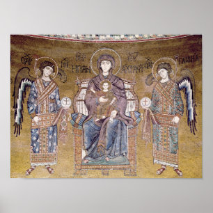 Póster La Virgen y el Niño