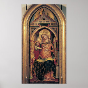 Póster La Virgen y el Niño, 1372