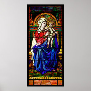 Póster La Virgen y el Vidrio Criado Infantil