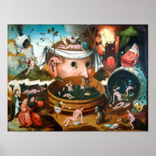 Póster La visión de Tondal Hieronymus Bosch