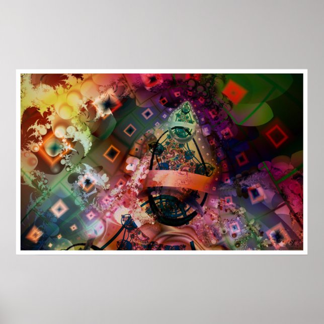 Póster La visión del loco (Frente)