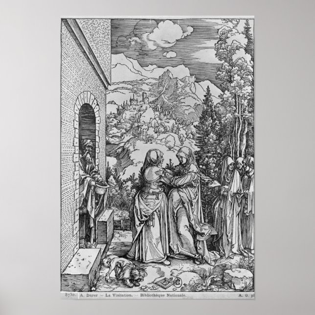 Póster La visita (Frente)