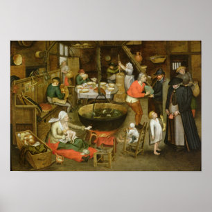 Póster La visita a la granja