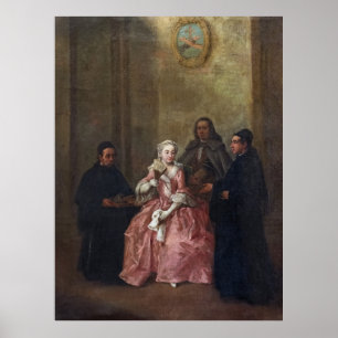 Póster La visita al Convento