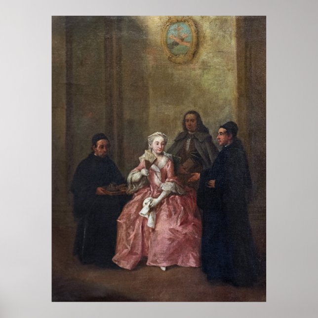 Póster La visita al Convento (Frente)