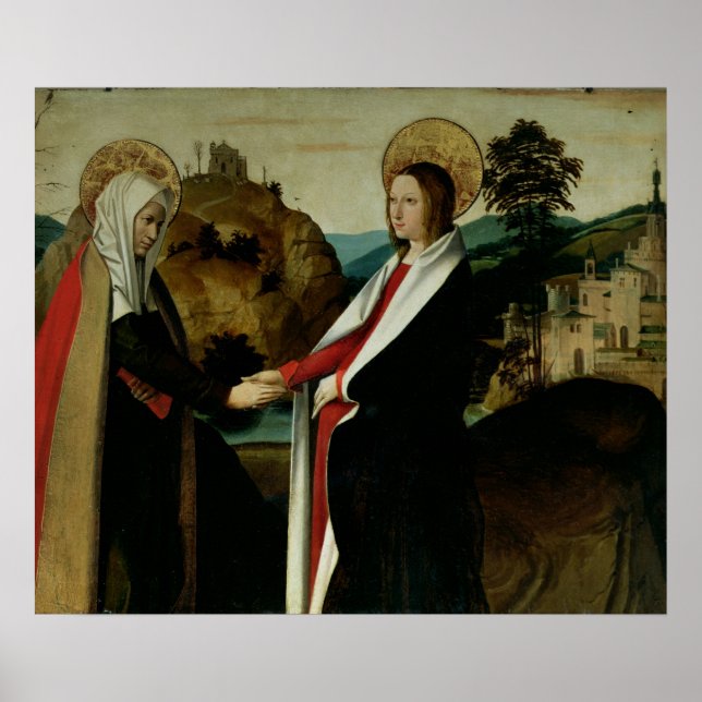 Póster La visita, c.1500 (Frente)