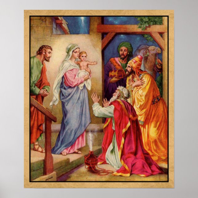 Póster La visita de los sabios (Frente)