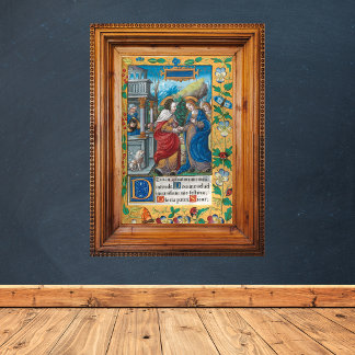 Póster La visita del manuscrito medieval de Santa Isabel