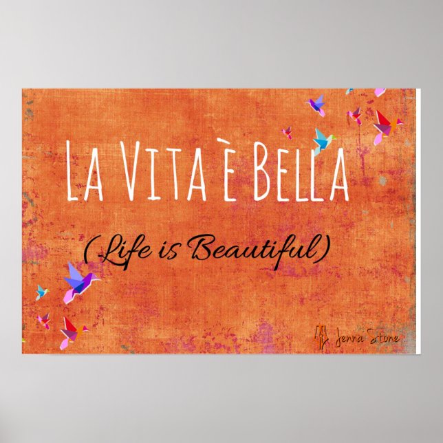 Póster La Vita e Bella (La vida es bella) (Frente)