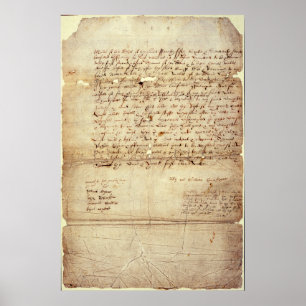 Póster La voluntad de William Shakespeare