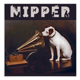 Póster La voz de su maestro Nipper The Dog