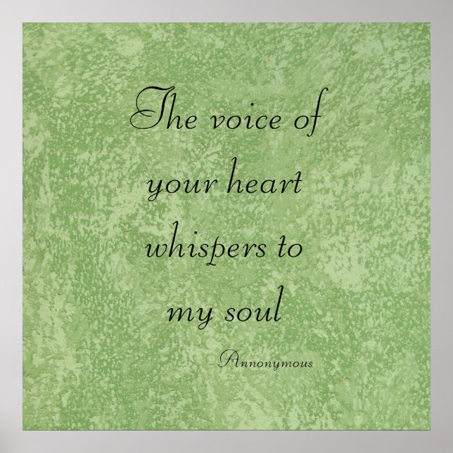 Póster La Voz De Tus Susurros Del Corazón (Frente)