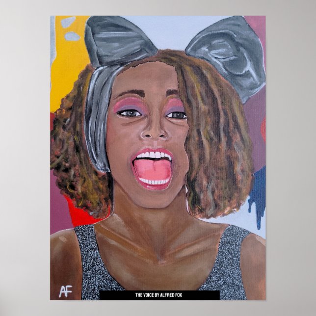Póster La Voz Pintura de Alfred Fox (Frente)