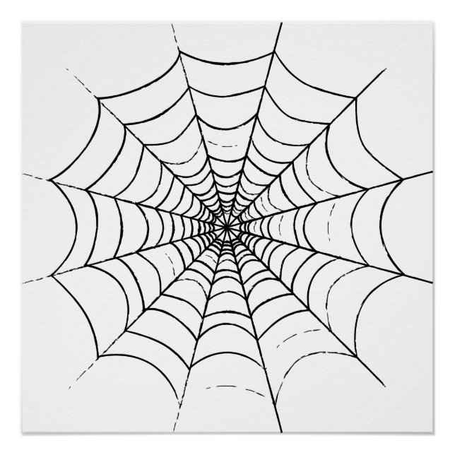 Póster La web de una araña simple (Anverso)