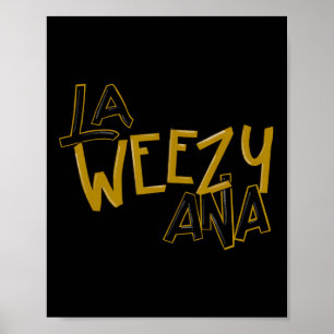 Póster La Weezy Ana Louisiana Feliz Mardi Gras disfrazarm