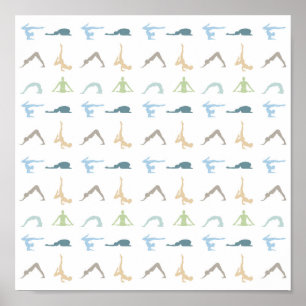 Póster La yoga plantea la meditación del mindfulness de