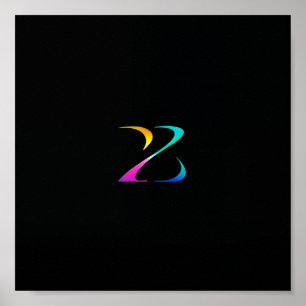 Póster La Z arcoiris